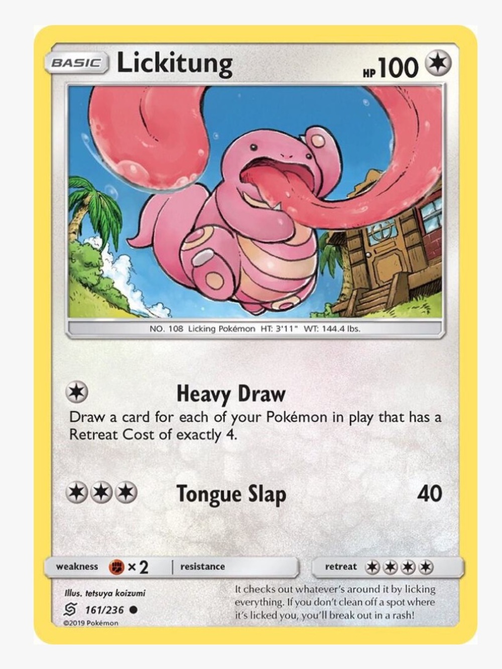 Lickitung SM Unified Minds Pokemon Trading Card